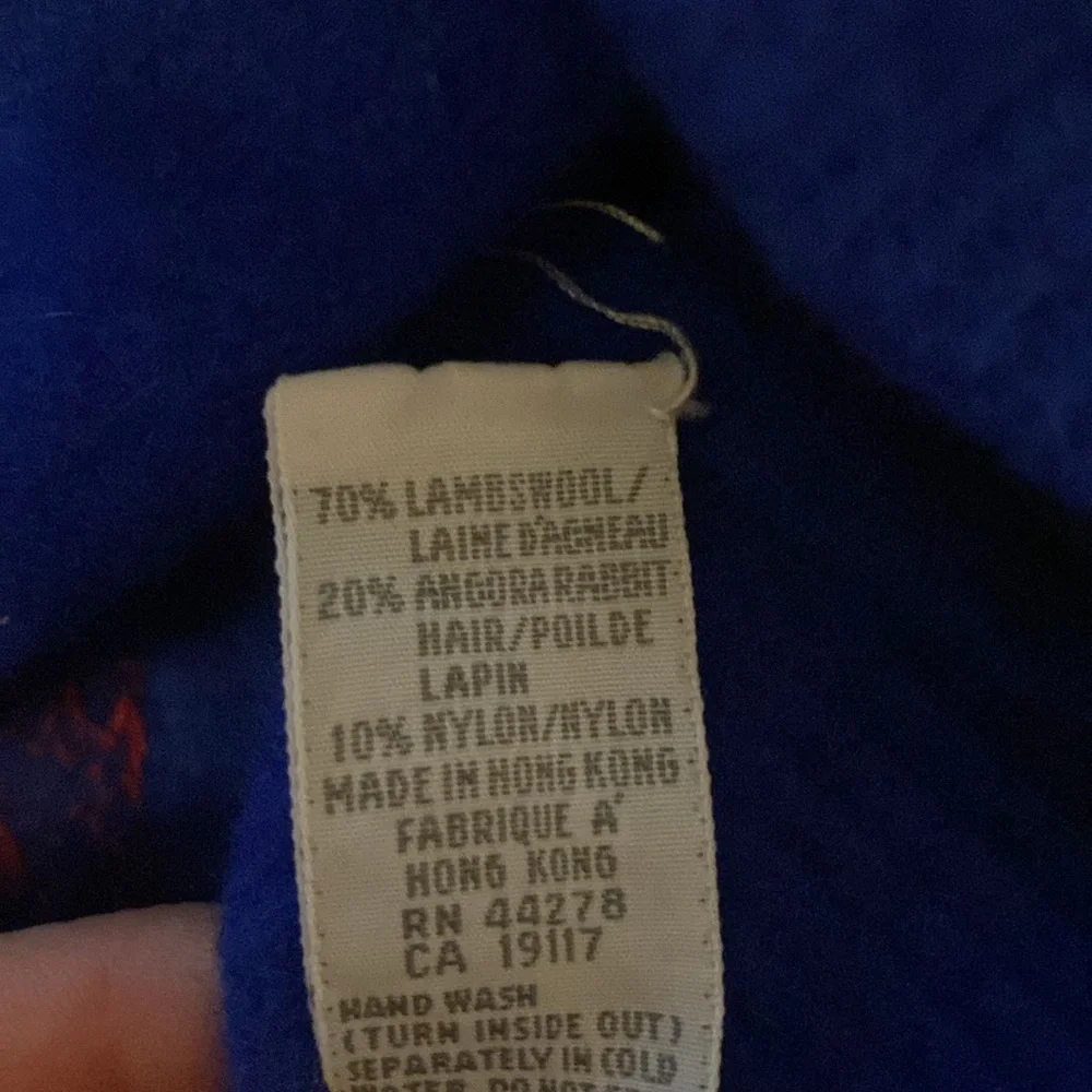 Marisa Christina Classics Blue Kids Sweater Size Large